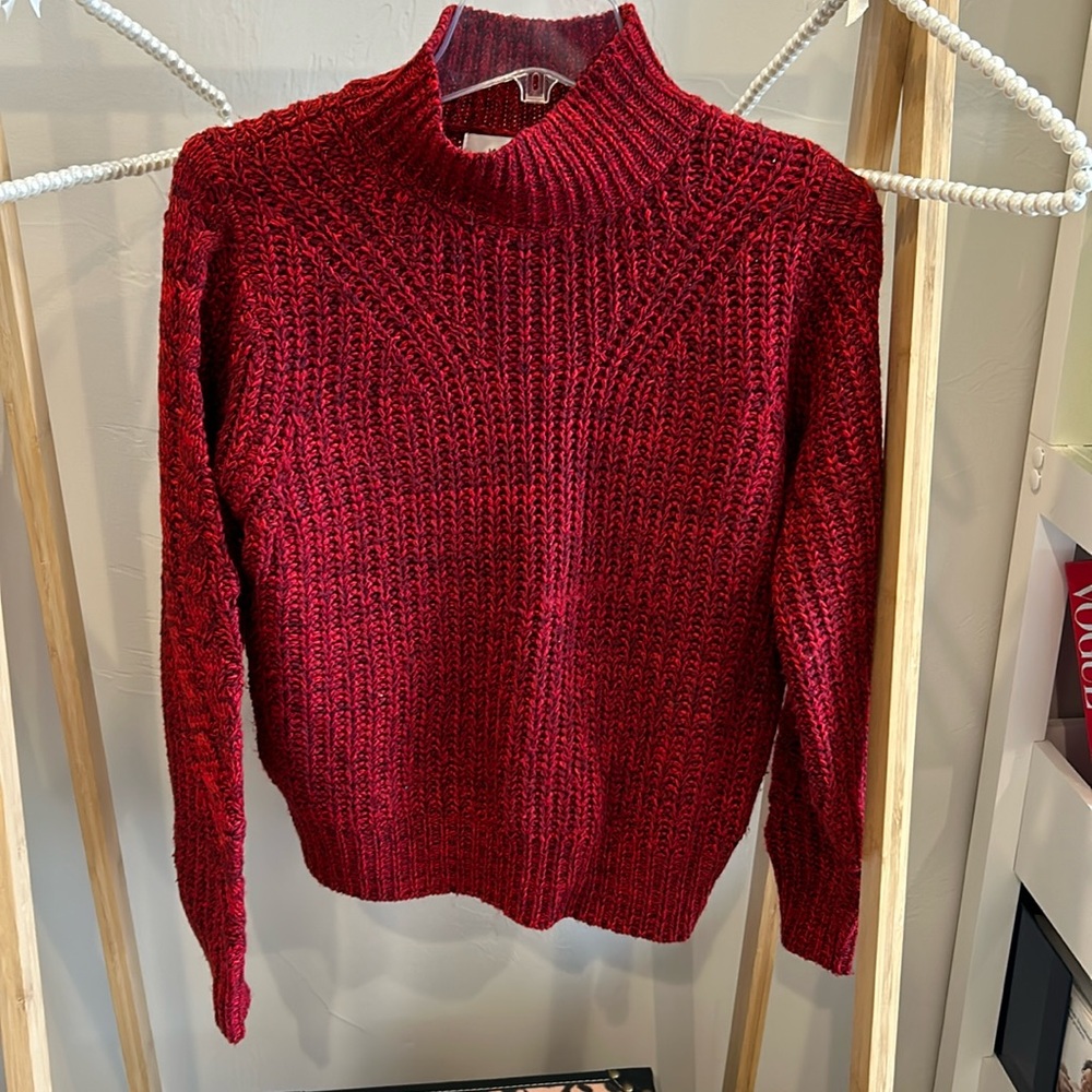 Mock turtle neck sweater by John + Jenn